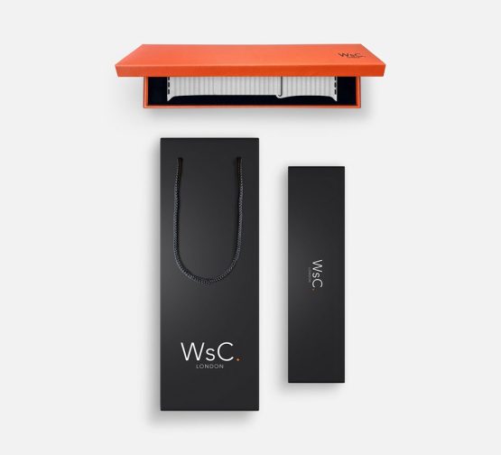 WsC Leather Loop Strap Stone Box and Bag