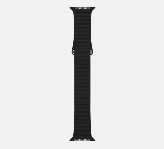WsC Leather Loop Strap Black Long