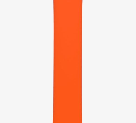 Silicone Solo Loop Apple Watch Orange Zoomed