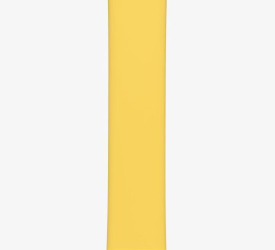 Silicone Solo Loop Apple Watch Yellow Zoomed