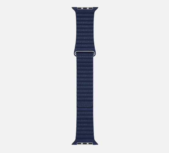 WsC Leather Loop Strap Blue Long