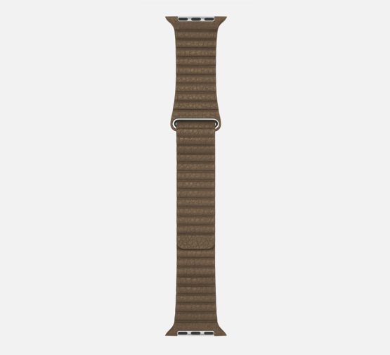 WsC Leather Loop Strap Brown Long