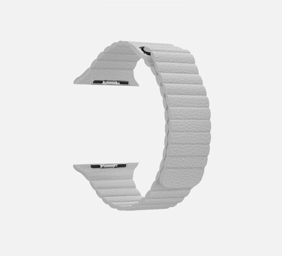 WsC Leather Loop Strap Stone Round