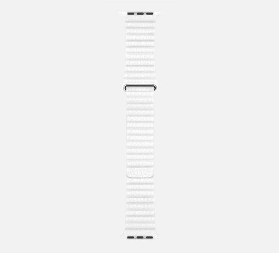 WsC Leather Loop Strap White Long