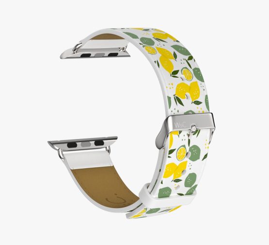 WsC Lemons Stripes Stainless Steel Back