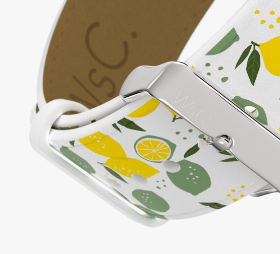 WsC Lemon Stripes Stainless Steel Buckle