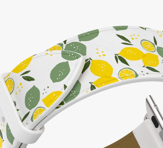 WsC Lemons Stripes Stainless Steel Curved