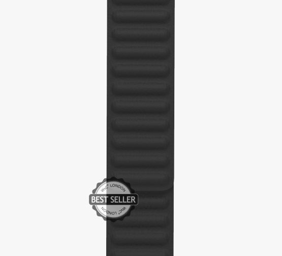 BLACK LEATHER LINK ZOOM