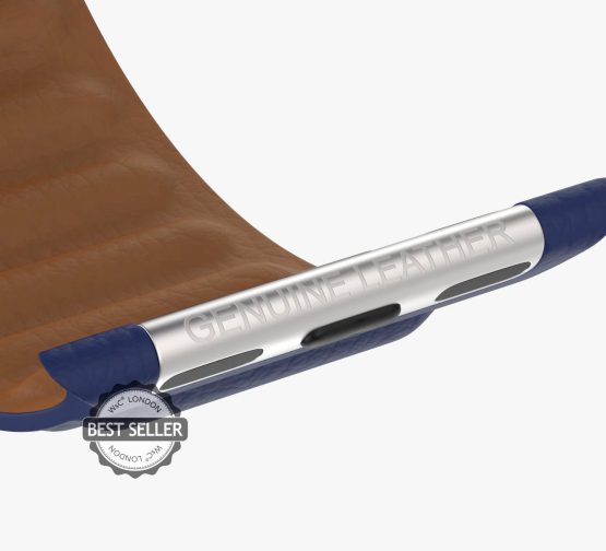 BLUE LEATHER LINK GENUINE LEATHER