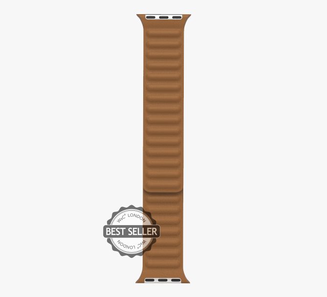 BROWN LEATHER LINK STRAIGHT