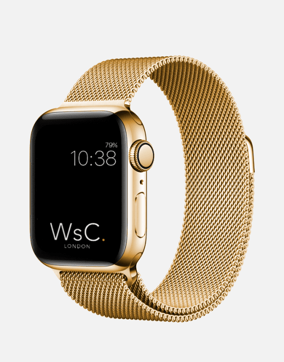 WsC Mesh Loop Gold With Face Curved