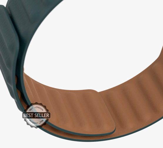 GREEN LEATHER LINK INNER ZOOM