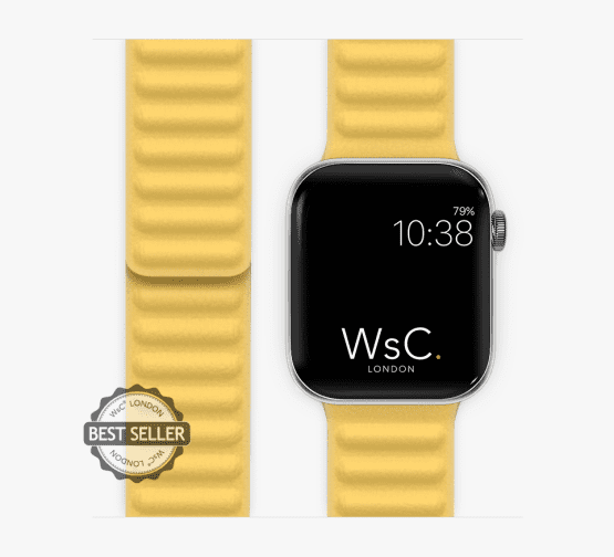 YELLOW TWO PIECES WITH FACE LEATHER LINK