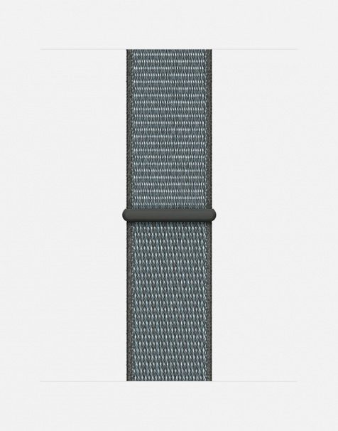 Apple Watch Sport Loop Moonstone Grey Close Up