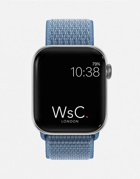 Apple Watch Sport Loop Pacific Blue