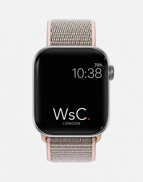 Apple Watch Sport Loop Sand Pink