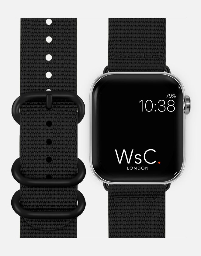 NATO Apple Watch Strap Black