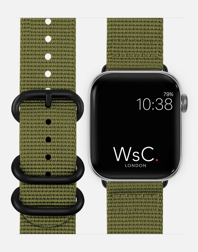 NATO Apple Watch Strap Khaki