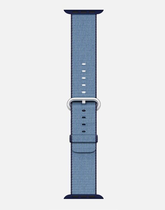 Woven Nylon Long Midnight Blue