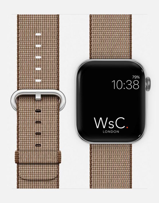 Woven Nylon With Face Coffee