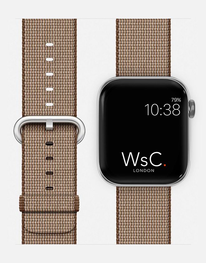 Woven Nylon With Face Coffee