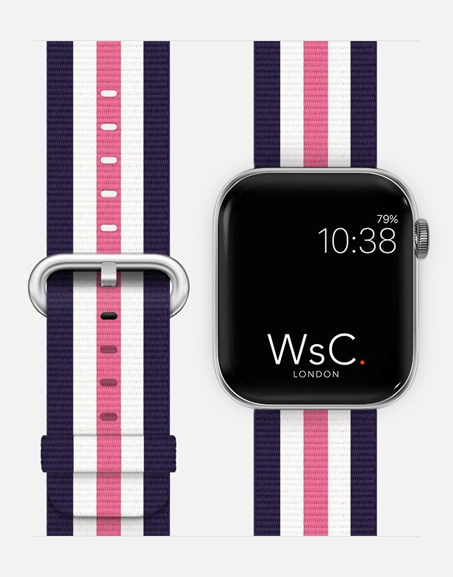 Woven Nylon With Face Hot Pink