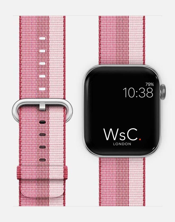 Woven Nylon With Face Triple Berry