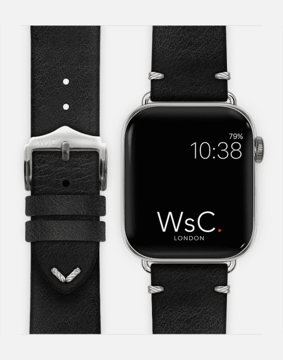 Black Vengeance Strap Face Silver