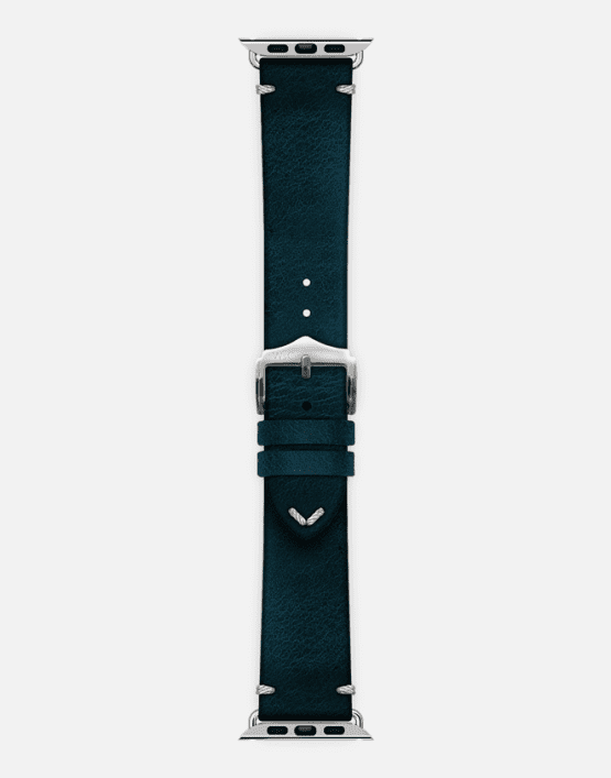 Blue Vengeance Strap Long Silver